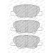 Ferodo Bremsbelagsatz, Scheibenbremse PREMIER ECO FRICTION FDB4739 Ferodo Bremsbelagsatz, Scheibenbremse PREMIER ECO FRICTION FDB4739