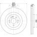Bremsscheibe 8DD 355 107-221 Bremsscheibe 8DD 355 107-221