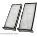 Blue Print Filtersatz, Innenraumluft ADC42502
