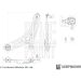 Blue Print Lenker, Radaufhängung ADBP860069