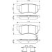 BOSCH Bremsbelagsatz, Scheibenbremse 0 986 494 635