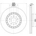 Bremsscheibe 8DD 355 128-201