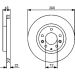 BOSCH Bremsscheibe 0 986 479 474
