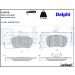 Delphi Bremsbelagsatz, Scheibenbremse LP2079 Delphi Bremsbelagsatz, Scheibenbremse LP2079