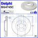 Delphi Bremsscheibe BG4745C