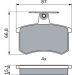 BOSCH Bremsbelagsatz, Scheibenbremse 0 986 494 059 BOSCH Bremsbelagsatz, Scheibenbremse 0 986 494 059