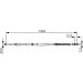 BOSCH Seilzug, Feststellbremse 1 987 482 033 BOSCH Seilzug, Feststellbremse 1 987 482 033