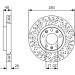BOSCH Bremsscheibe 0 986 479 C35