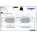 Delphi Bremsbelagsatz, Scheibenbremse LP1734 Delphi Bremsbelagsatz, Scheibenbremse LP1734