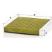 MANN-FILTER FP 26 021 Innenraumfilter FreciousPlus Aktivkohlefilter mit Polyphenol, antibakteriell, Feinstaubfilter (PM 2.5)
