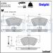 Delphi Bremsbelagsatz, Scheibenbremse LP2099 Delphi Bremsbelagsatz, Scheibenbremse LP2099