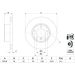 BOSCH Bremsscheibe 0 986 478 848 BOSCH Bremsscheibe 0 986 478 848