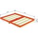 BOSCH F 026 400 611 Luftfilter