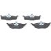BOSCH Bremsbelagsatz, Scheibenbremse 0 986 424 502 BOSCH Bremsbelagsatz, Scheibenbremse 0 986 424 502