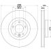 Bremsscheibe 8DD 355 119-521 Bremsscheibe 8DD 355 119-521