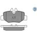 Meyle Bremsbelagsatz, Scheibenbremse MEYLE-PD: Advanced performance and design 025 240 0817/PD