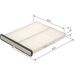 BOSCH 1 987 435 019 Innenraumfilter