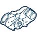OE Germany Wasserpumpe, Motorkühlung 02 2000 287603
