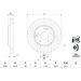 BOSCH Bremsscheibe 0 986 478 624 BOSCH Bremsscheibe 0 986 478 624