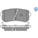 Meyle Bremsbelagsatz, Scheibenbremse MEYLE-ORIGINAL: True to OE 025 256 7716 Meyle Bremsbelagsatz, Scheibenbremse MEYLE-ORIGINAL: True to OE 025 256 7716