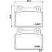 Hella Bremsbelagsatz, Scheibenbremse 8DB 355 014-701 Hella Bremsbelagsatz, Scheibenbremse 8DB 355 014-701