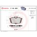 Brembo Bremsbelagsatz, Scheibenbremse PRIME LINE P 54 023 Brembo Bremsbelagsatz, Scheibenbremse PRIME LINE P 54 023