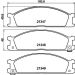 Hella Bremsbelagsatz, Scheibenbremse 8DB 355 005-651 Hella Bremsbelagsatz, Scheibenbremse 8DB 355 005-651