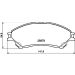 Hella Bremsbelagsatz, Scheibenbremse 8DB 355 021-461 Hella Bremsbelagsatz, Scheibenbremse 8DB 355 021-461
