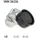SKF Spannrolle, Keilrippenriemen VKM 36136