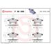 Brembo Bremsbelagsatz, Scheibenbremse PRIME LINE P 59 089 Brembo Bremsbelagsatz, Scheibenbremse PRIME LINE P 59 089