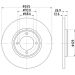 Bremsscheibe 8DD 355 100-021 Bremsscheibe 8DD 355 100-021