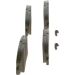 BOSCH Bremsbelagsatz, Scheibenbremse 0 986 494 675