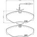 Hella Bremsbelagsatz, Scheibenbremse 8DB 355 018-501