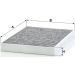 MANN-FILTER CUK 31 003 Innenraumfilter, Aktivkohlefilter MANN-FILTER CUK 31 003 Innenraumfilter, Aktivkohlefilter