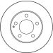 TRW Bremsscheibe DF2704