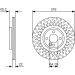 BOSCH Bremsscheibe 0 986 479 A07