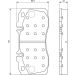 BOSCH Bremsbelagsatz, Scheibenbremse 0 986 494 257