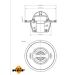NRF Thermostat, Kühlmittel EASY FIT 725156