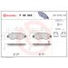 Brembo Bremsbelagsatz, Scheibenbremse PRIME LINE P 59 053 Brembo Bremsbelagsatz, Scheibenbremse PRIME LINE P 59 053