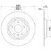 Bremsscheibe 8DD 355 129-341 Bremsscheibe 8DD 355 129-341