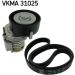 SKF Keilrippenriemensatz VKMA 31025