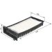 BOSCH 1 987 432 198 Innenraumfilter