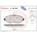 Brembo Bremsbelagsatz, Scheibenbremse PRIME LINE P A6 026 Brembo Bremsbelagsatz, Scheibenbremse PRIME LINE P A6 026