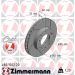 ZIMMERMANN COAT Z 460.1502.20 Bremsscheibe Links für PORSCHE 928 Coupe 282x32mm, 9/5, 5x130, innenbelüftet, geschlitzt