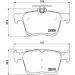 Hella Bremsbelagsatz, Scheibenbremse 8DB 355 020-271 Hella Bremsbelagsatz, Scheibenbremse 8DB 355 020-271