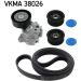 SKF Keilrippenriemensatz VKMA 38026