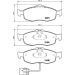 Hella Bremsbelagsatz, Scheibenbremse 8DB 355 007-751 Hella Bremsbelagsatz, Scheibenbremse 8DB 355 007-751