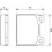 BOSCH Bremsbelagsatz, Scheibenbremse 0 986 460 111 BOSCH Bremsbelagsatz, Scheibenbremse 0 986 460 111