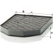 MANN-FILTER CUK 2949-2 Innenraumfilter, Aktivkohlefilter