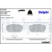 Delphi Bremsbelagsatz, Scheibenbremse LP2495 Delphi Bremsbelagsatz, Scheibenbremse LP2495